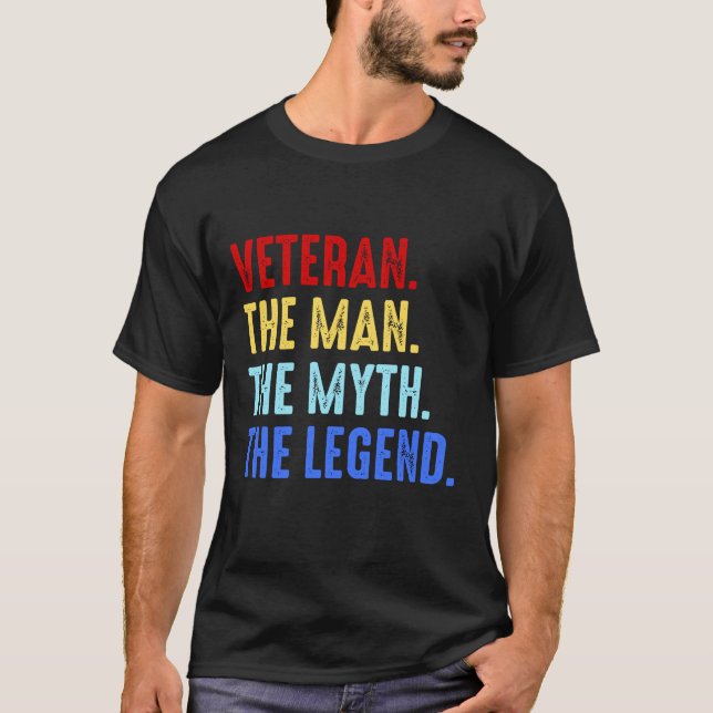Camiseta Veteranos veteranos de la leyenda del mito (Anverso)