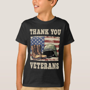 Camiseta Veteranos y campeones; Patriótico del Día de la Co