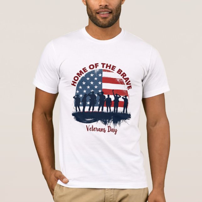Camiseta Veterans Day Patriotic Tee (Anverso)