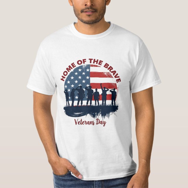 Camiseta Veterans Day Patriotic Tee (Anverso)