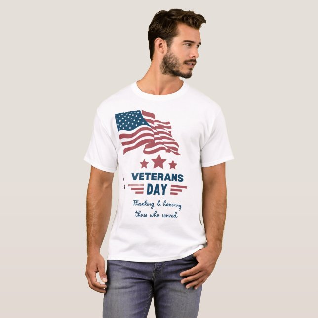 Camiseta Veterans Day t-shirt usa memorial 2025 (Anverso completo)