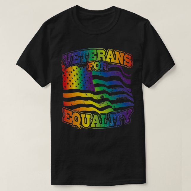 Camiseta Veterans For Equality For Military Veterans Suppor (Diseño del anverso)