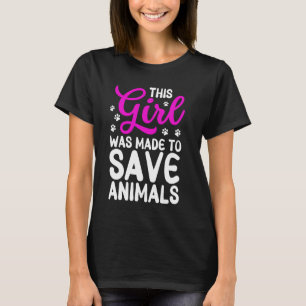 Camiseta Veterinaria de Guay para Chicas Niños Mujeres Salv