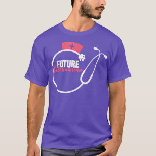 Camiseta Veterinaria divertida dice futuro veterano mujer