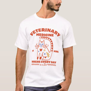 Camiseta Veterinaria: donde todos los días hay un zoológico