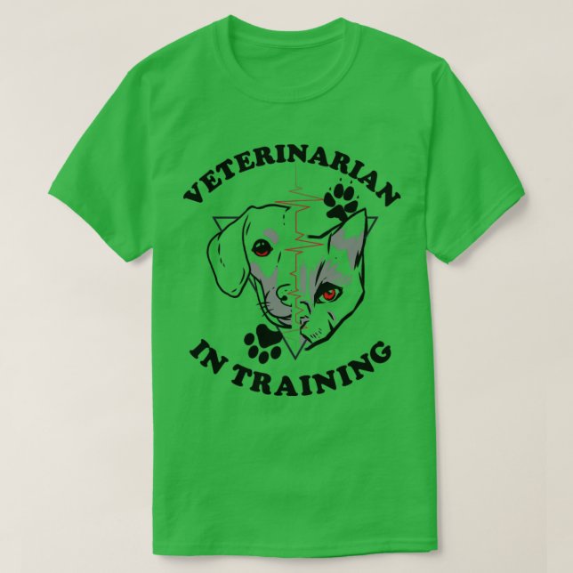 Camiseta Veterinaria en formación2 (Diseño del anverso)