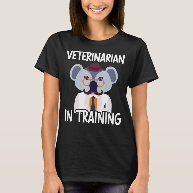 Camiseta Veterinaria En La Formación De Médicas De Animales (Anverso)