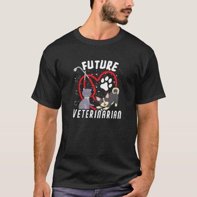 Camiseta Veterinaria futura (Anverso)