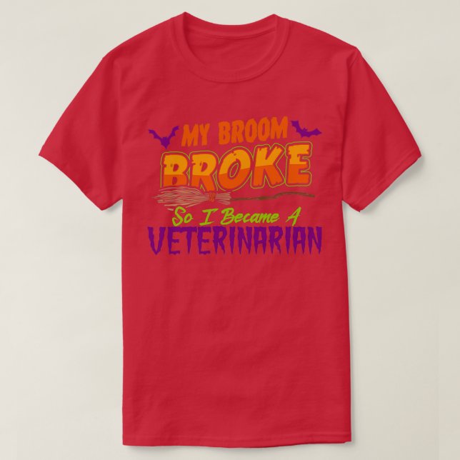Camiseta Veterinaria Haloween divertida (Diseño del anverso)