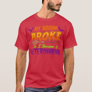 Camiseta Veterinaria Haloween divertida