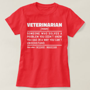Camiseta Veterinaria Nueva Definición Técnico Veterinario