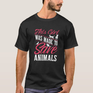 Camiseta Veterinaria Vet Este Chica Se Hizo Para Salvar A L