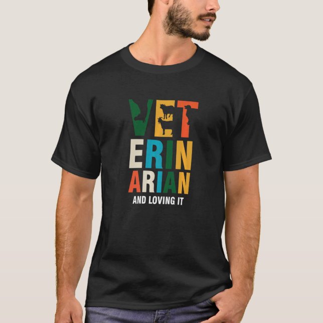 Camiseta Veterinaria Y Amadora De Ti Vet Tech Veterinary Te (Anverso)