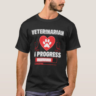 Camiseta Veterinarian In Progress Future Animal Doctor Pupp