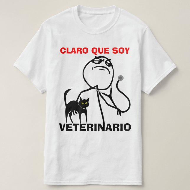 Camiseta Veterinario (Diseño del anverso)