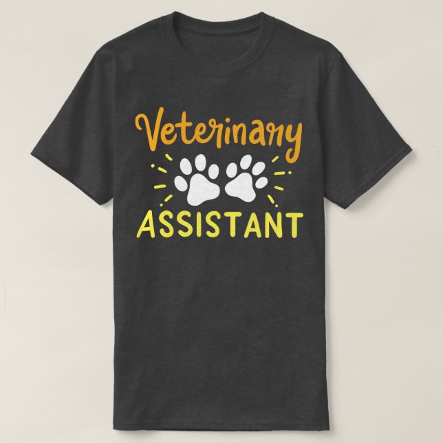 Camiseta Veterinario Asistente Vet Tech (Diseño del anverso)