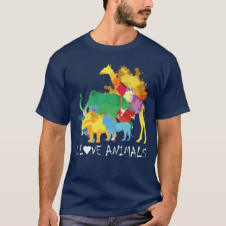Camiseta Veterinario de zoológico amigo amante de los anima