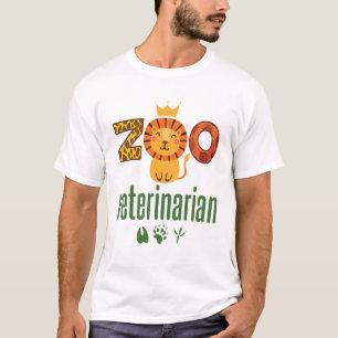 Camiseta Veterinario de zoológico veterinario de animales g