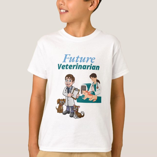 Camiseta Veterinario del Futuro (Anverso)