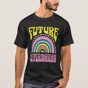 Camiseta Veterinario del futuro del lustre retrospectivo ve