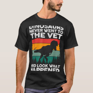 Camiseta Veterinario Dinosaurio Divertido Vida de Veterinar