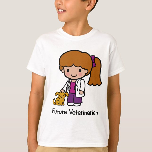 Camiseta Veterinario futuro - chica (Anverso)