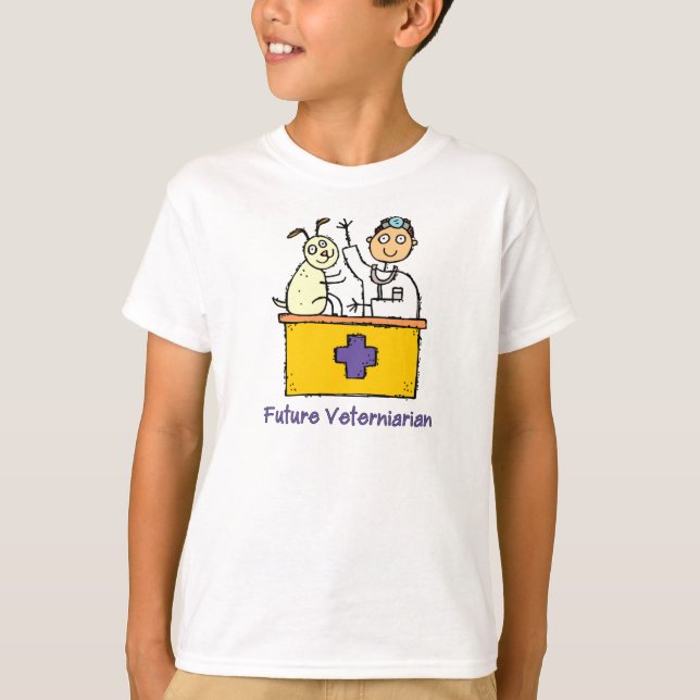 Camiseta Veterinario Futuro - Niño (Anverso)