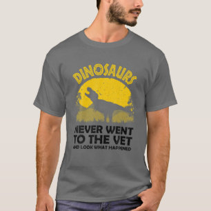 Camiseta Veterinario Gracioso Para Hombres Técnico De Zooló