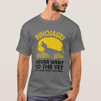 Camiseta Veterinario Gracioso Para Hombres Técnico De Zooló