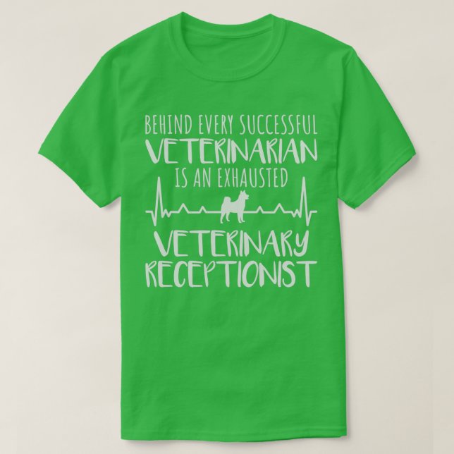 Camiseta Veterinario Receptor Veterinario Vet Tech Assi (Diseño del anverso)