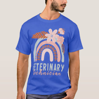 Camiseta Veterinario técnico Vet Tech Veterinario Rainbo