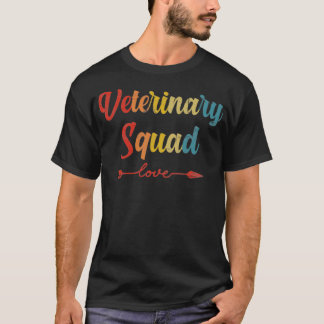 Camiseta Veterinario Técnico Veterinario de la brigada de r