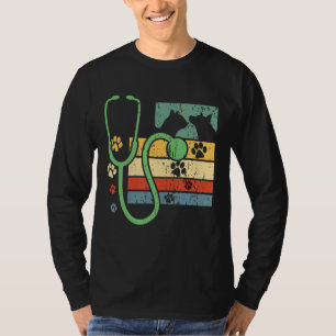 Camiseta Veterinario Técnico Veterinario I Paw Print Ste