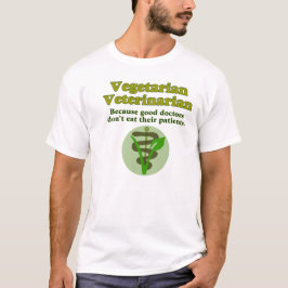 Camiseta Veterinario vegetariano