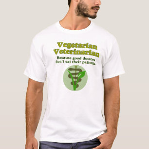 Camiseta Veterinario vegetariano