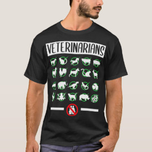 Camiseta Veterinarios Animales Graduados Veterinarios diver