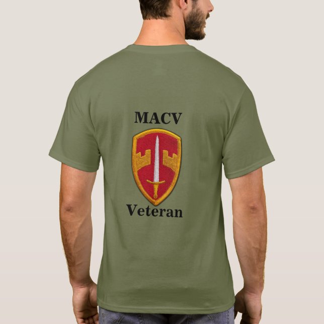Camiseta Veterinarios militares de Vietnam Nam del comando (Reverso)