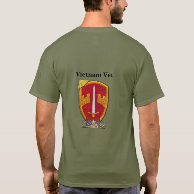 Camiseta Veterinarios militares de Vietnam Nam del comando (Reverso)