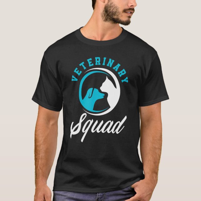 Camiseta Veterinary Squad Funny Vet Tech Veterinarian Techn (Anverso)