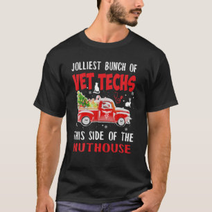 Camiseta Veterinary Technician Gift Jolliest Bunch Of Vet T