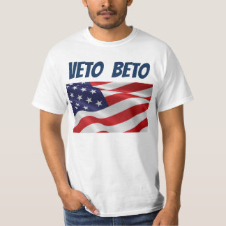 Camiseta VETO BETO NO SERÁ PARA MAGA América republicana