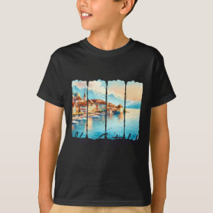 Camiseta Vevey Suiza Viaje Pincelada Viaje Encuentrame