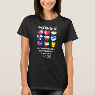 Camiseta Vexilólogo Colector de la bandera de amor Predicto