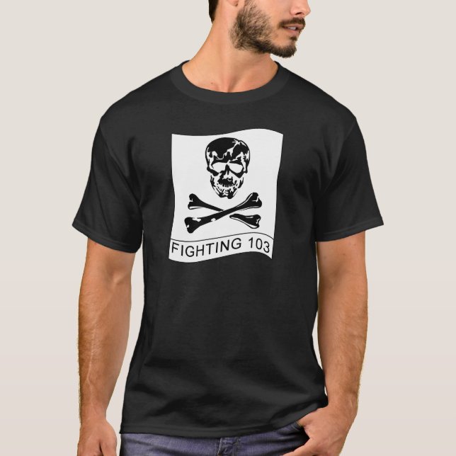 Camiseta VF-103 Rogers alegre (Anverso)