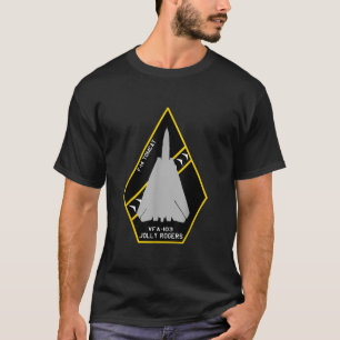 Camiseta VFA103 Jolly Rogers F14 Tomcat Jet AircraftPatch