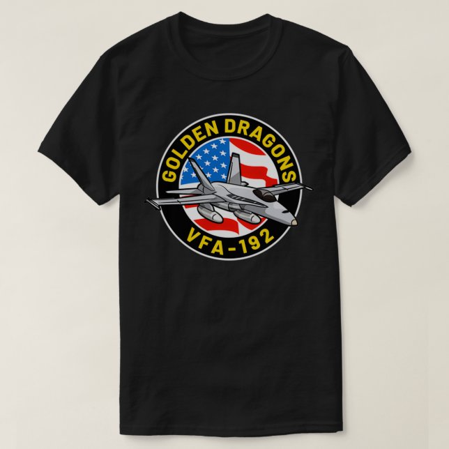Camiseta VFA-192 Squadron F-18 Super Hornet Pullover Hoodie (Diseño del anverso)