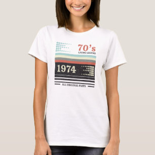 Camiseta Vhs Cassete 1974 Limited Edition Regalo de cumpl