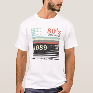 Camiseta Vhs Cassete 1989 edición limitada   Regalo de cump