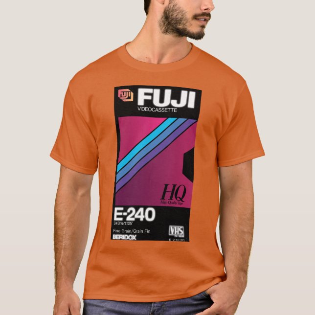 Camiseta VHS Fuji E240HQ (Anverso)