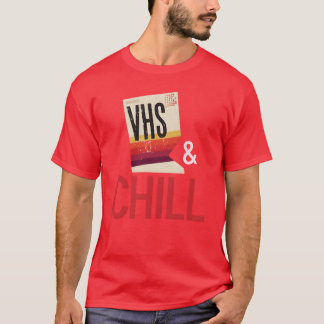 Camiseta VHS y Relajarse Vieja Escuela